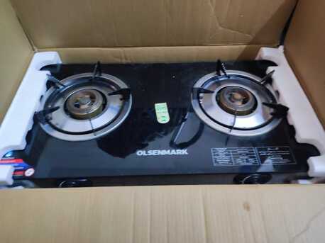 Riyadh, Appliances, SAR 120,  OLSENMARK Two Burner Gas Stove - New