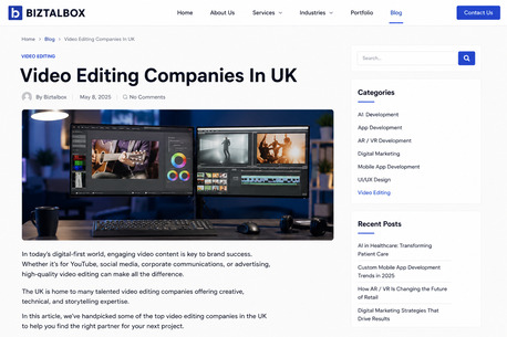 New Delhi, Creative, Top Video Editing Companies In The UK