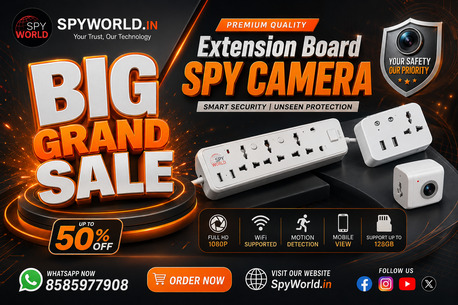 New Delhi, Electronics, INR 4750,  Best Extension Board Spy Camera Shop In Saket &ndash; Spy World &ndash; 8585977908