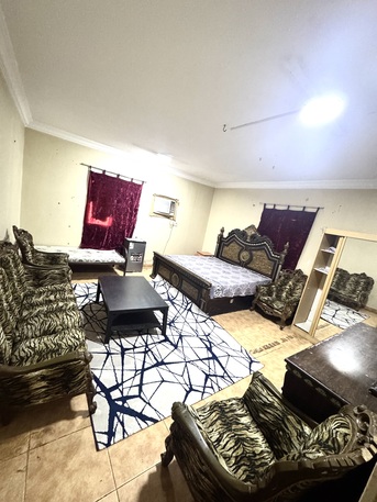 Jubail, Apartments, Flats, Houses & Villas, SAR 1400/month,  Furnished,  1 BR,  1 Bedroom Fully Furnished Family Building Electricity Including