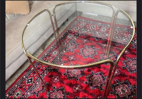 Al Malaz, Household Items, SAR 110,  Glass Round Table