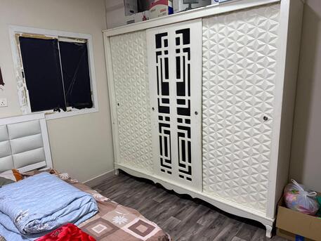 Riyadh, Furniture, SAR 600,  White Bedroom Set &ndash; Excellent Condition