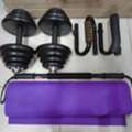 SAR 150,  SAR 150:2 Dumbbells(10kg), Push Up Bar, Power Twister Bar, Yoga Mat For Sale