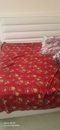 Riyadh, Furniture, SAR 400,  I Am Selling King Size Matress Along With Bed, Its Neat And Clean