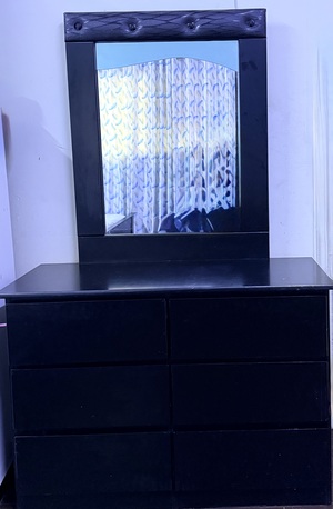 Al Rehab, Furniture, SAR 1000,  Black Bedset For Sale