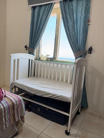 Jubail, Baby & Kid Stuff, SAR 175,  BABY CRIB Moveable With Matress And Bedsheets