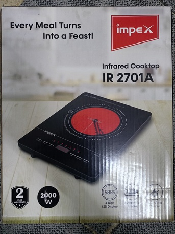 Hara, Appliances, SAR 100,  IMPEX IR2701A INDUCTION STOVE