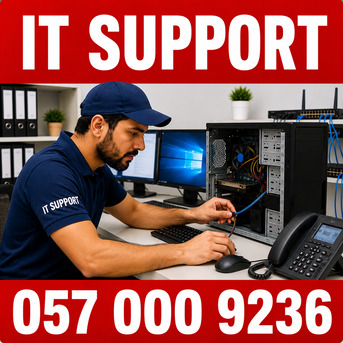 Al Malaz, Technical, ✅✅✅ IT SUPPORT SERVICES RIYADH – ✅ 057 000 9236 ✅✅✅