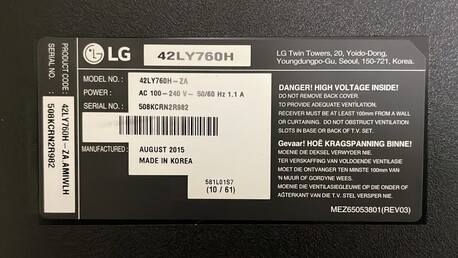 Al Ghubayrah, Electronics, SAR 500,  LG Web OS 42" TV