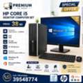 BHD 38,  HP Core I5 -Computer Set Speed 2.90Ghz 4GB RAM | 500GB HDD Win 10 Pro 19'&prime; HD Monitor-
