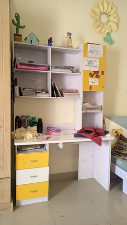 Mahooz, Household Items, BHD 30,  Kids Bed With Mattress + Kids Studying Tablet+ Cupboard For Kids