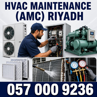 Al Yarmouk, Air Conditioning, ✅✅✅ HVAC MAINTENANCE (AMC) RIYADH – ✅ 057 000 9236 ✅✅✅