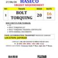 URGENT REQUIREMENT BOLT TORQUING TECHNICIAN