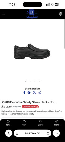 Dammam, Clothing & Accessories, SAR 220,  EXECUTIVE SAFETY SHOES- SLIC Brand New
