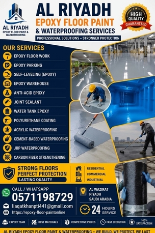 Riyadh, Construction, Waterproofing Working