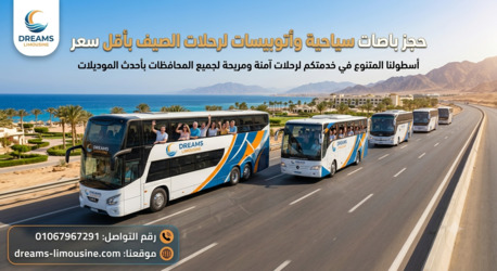 Cairo, Automotive, خدمات النقل السياحي لرحلات الصيف: إيجار ات