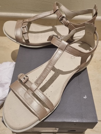 Khobar, Clothing & Accessories, SAR 150,  Brand New Ecco Leather Sandals (women), Size 41 EU.