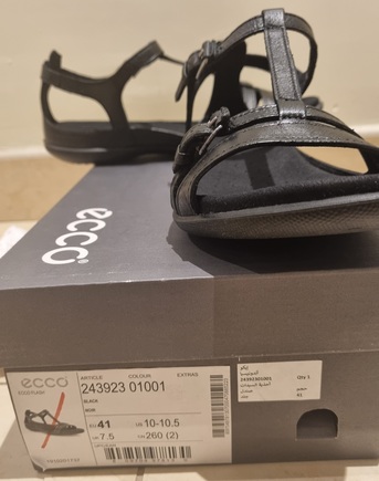 Khobar, Clothing & Accessories, SAR 150,  Brand New Ecco Leather Sandals (women), Size 41 EU.