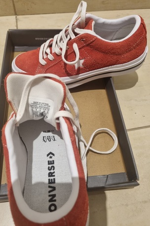 Khobar, Clothing & Accessories, SAR 150,  Brand New Converse LEATHER Sneakers (kids), Size 35EU (22cm)