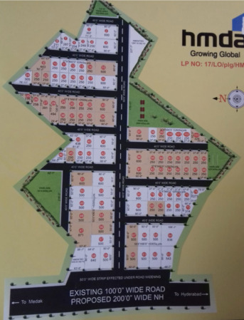 Hyderabad, Real Estate For Sale, INR 35000000,  1000 Sq. Yard,  1000 Yards Commercial Plot On Narsapur Highway