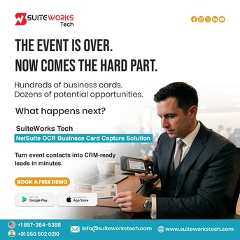 Austin, ERP, NetSuite OCR Business Card Scanner For Sales Teams & Events