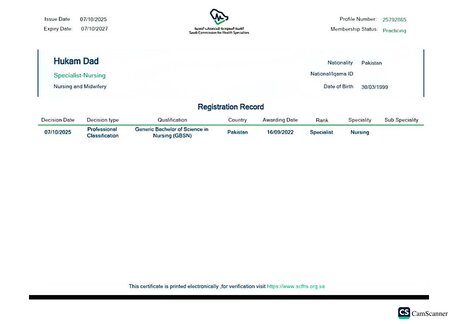 Madinah, Job Seekers, Registered Nurse