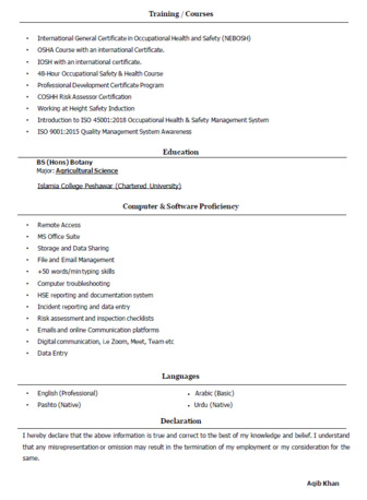 Riyadh, Job Seekers, HSE Officer &ndash; NEBOSH, IOSH, OSHA, ISO 45001, ISO 9001&ndash; PTW, JSA, RA, MSRA &ndash; KSA Projects
