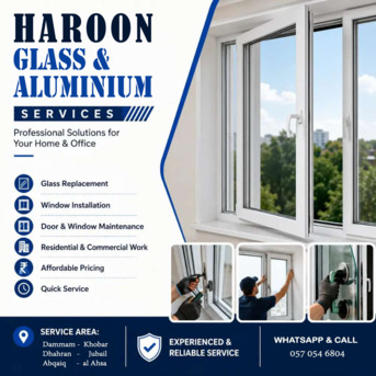 Dhahran, Construction, Aluminium & Windows Maintenance