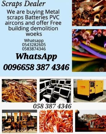 Riyadh, Items Wanted, Scrap Items Buyer Iron Steel Electrical Cables Wire Copper Scrap Metal Scrap Riyadh Scrap