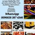 Scrap Items Buyer Iron Steel Electrical Cables Wire Copper Scrap Metal Scrap Riyadh Scrap
