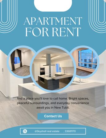 Tubli, Apartments, Flats, Houses & Villas, BHD 330/month,  2 BR,  Bright 2BHK Apartment With Covered Parking | Prime New Tubli Location | From BD 290