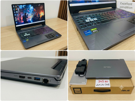 Manama, Computers, BHD 345,  ASUS I7 12th 16/512 RTX 6GB To 12GB