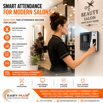 Manama, Computers, BHD 70,  Smart Time Attendance Machine For Salons In Bahrain