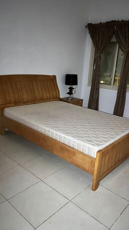 Manama, Household Items, BHD 1,  Good Condition Bed With Mattress For Sale