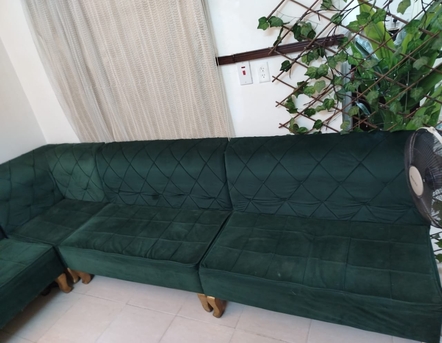 Al Adama, Furniture, SAR 400,  For Sale: Sofa Set & 2-Door Wardrobe &ndash; Good Condition