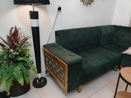 Al Adama, Furniture, SAR 400,  For Sale: Sofa Set & 2-Door Wardrobe &ndash; Good Condition