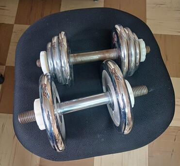 Makkah, Sporting Goods, SAR 89,  10 And 12 Kg Dumbbells