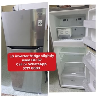 Manama, Air Conditioners, BHD 67,  🌍🌐LG Invter Fridge In Good Condition For Sale With Delivery