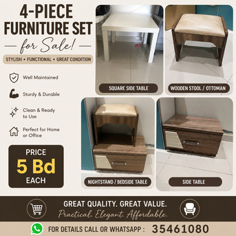 Manama, Household Items, BHD 5,  3 Piece Furniture Set For Sale