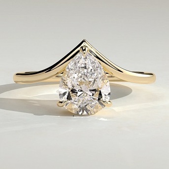New York, Jewelry, USD 2385,  Pear Diamond Engagement Rings &ndash; Stunning Designs At Best Prices