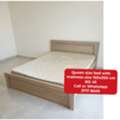 BHD 45,  🌍Queen Size Bed With Mattress In Good Condition For Sale With Delivery