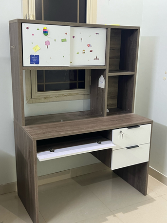 Riyadh, Furniture, SAR 500,  Study Table With Chair And Cupboard