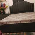 SAR 2000,  Double Bed With Mattress + Cupboard + Dressing Table + 2 Side Tables + Stool + LCD (Wi-Fi)