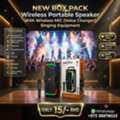 BHD 15,  New Wireless Speaker With Wireless MIC (Voice Changer) Singing Equipment Built-in Battery