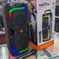 BHD 15,  New Wireless Speaker With Wireless MIC (Voice Changer) Singing Equipment Built-in Battery