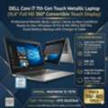 BHD 115,  DELL Touch 2 In 1 Laptop (Metallic Body) Core I7 15.6
