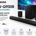 SAR 1500,  Samsung HW-Q930B 9.1.4 Dolby Atmos And DTS X Soundbar