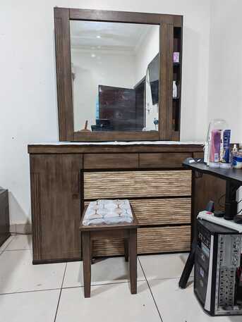 Al Masiaf, Furniture, SAR 4800,  Home Center Wooden Bed Set
