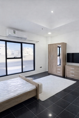 Umm Al Hassam, Apartments, Flats, Houses & Villas, BHD 190/month,  1 BR,  For Rent Brand New Studio Flat In Umm Al Hassam Area Inclusive With Electricity