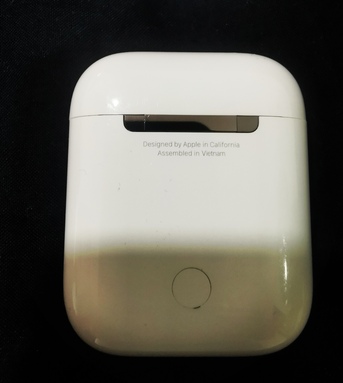 Dammam, Electronics, SAR 140,  Original Apple AirPods 2nd Gen (Left Side Mic Issue Only) + Free Silicone Case & Cable